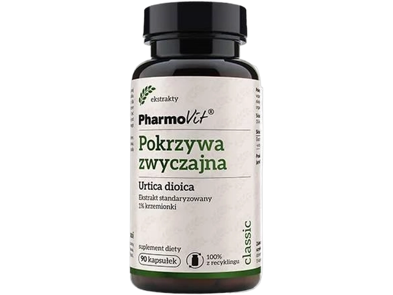 Pharmovit pokrzywa zwyczajna, kapsułki, 350 mg, 90 kaps.