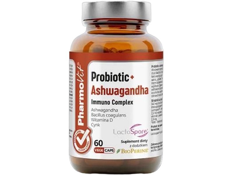 Pharmovit Probiotic + ashwagandha, kapsułki, 60 kaps.