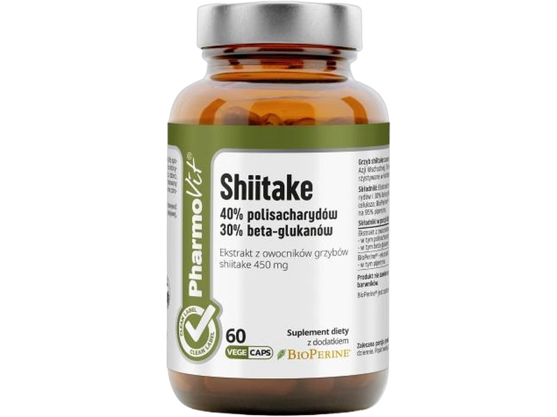 Pharmovit Shiitake, kapsułki, 60 kaps.