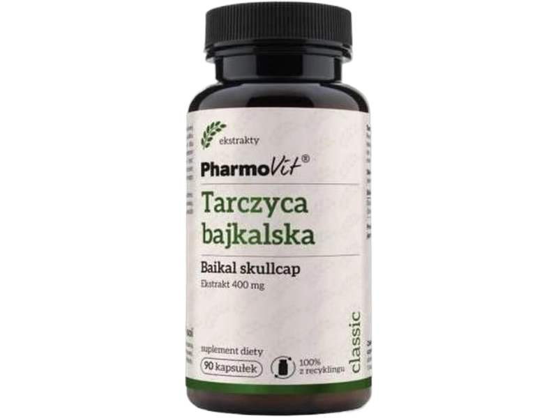 Pharmovit Tarczyca bajkalska, kapsułki, 400 mg, 90 kaps.