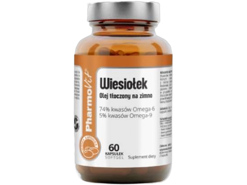 Pharmovit Wiesiołek olej tłoczony na zimno, kapsułki, 60 kaps.