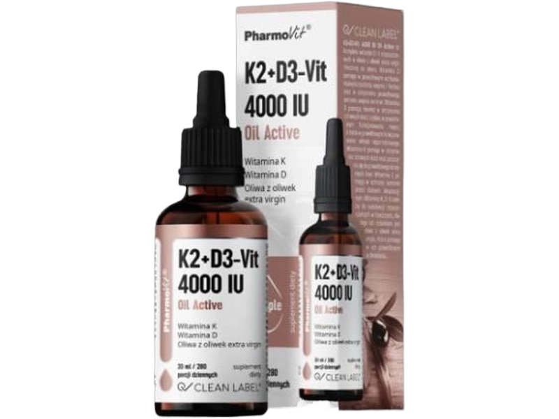 Pharmovit Witamina K2+D3-Vit Oil Active, krople, 30 ml