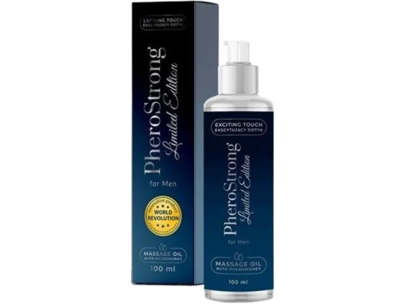 PheroStrong Limited Edition for Men Massage Oil with Pheromones, olejek, 100 ml