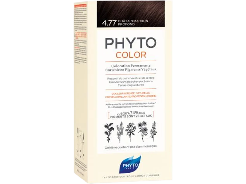 PHYTO COLOR farba do włosów, intensywny kasztanowy brąz, 50 ml