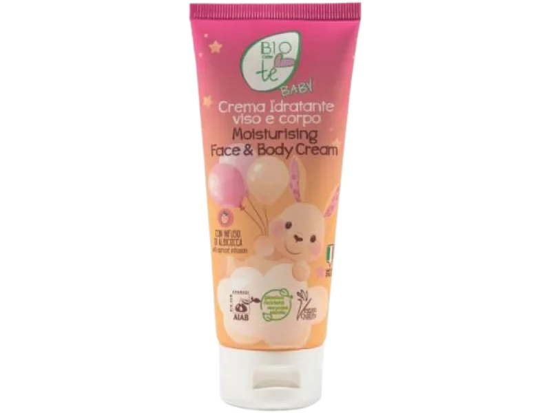 Pierpaoli Bioconte Baby Nawilżający krem do twarzy i ciała dla dzieci i niemowląt, 100 ml