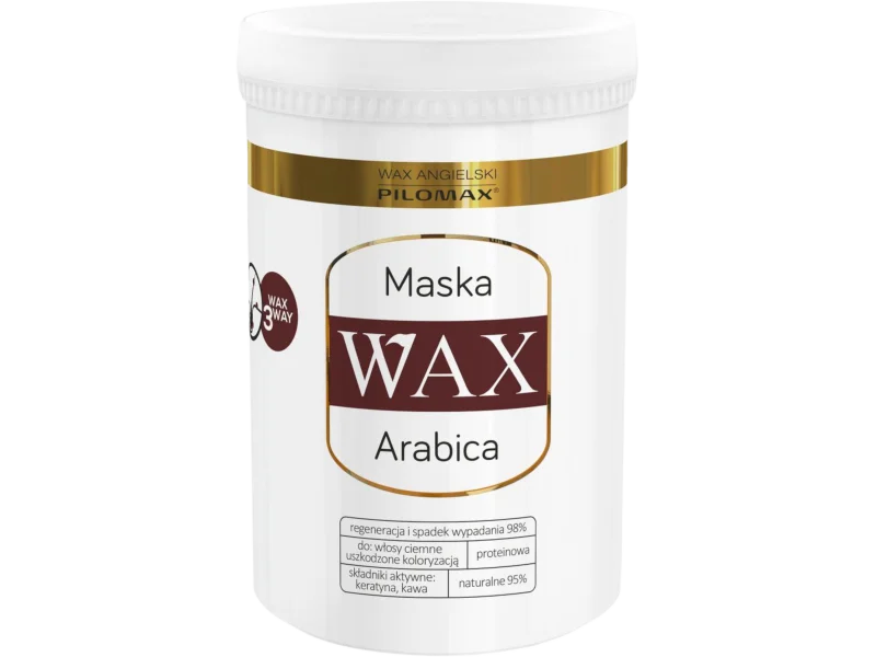PILOMAX WAX COLOURCARE ARABICA maska regenerująca do włosów farbowanych ciemne kolory, 480 ml