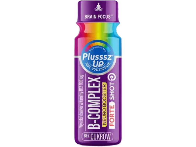 Plusssz Up B-Complex Neuro Booster Forte Shot, płyn, 50 ml