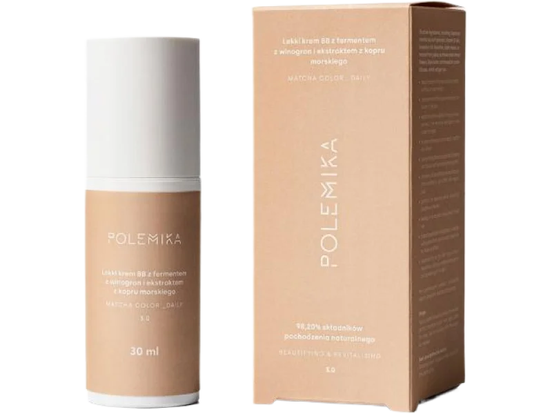 Polemika Lekki krem BB z fermentem z winogron i ekstraktem z kopru morskiego 3.0, 30 ml