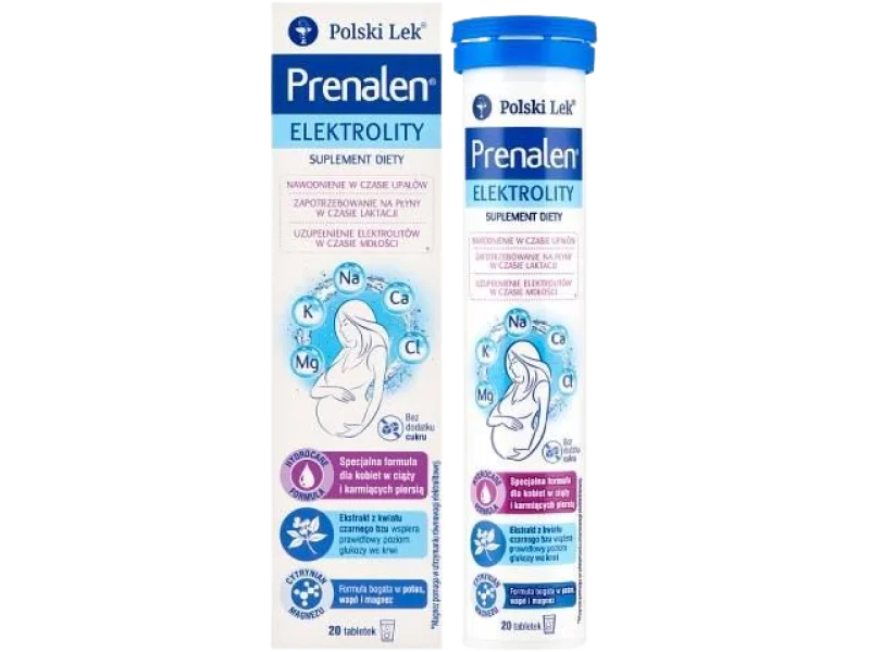 Prenalen Elektrolity, tabletki musujące, 20 tabl.