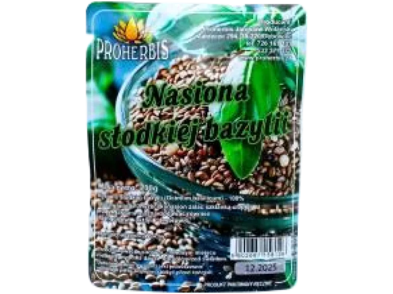 PROHERBIS Nasiona Słodkiej Bazylii, produkt sypki, 200 g