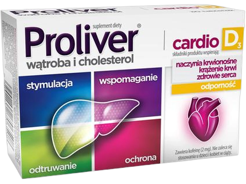 Proliver Cardio D3, tabletki, 30 tabl.