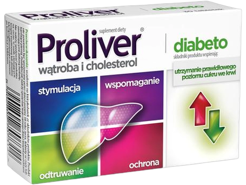 Proliver Diabeto, tabletki, 30 tabl.