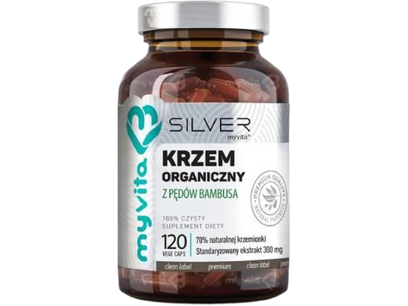 Proness krzem organiczny z pędów bambusa, kapsułki, 210 mg, 60 kaps.