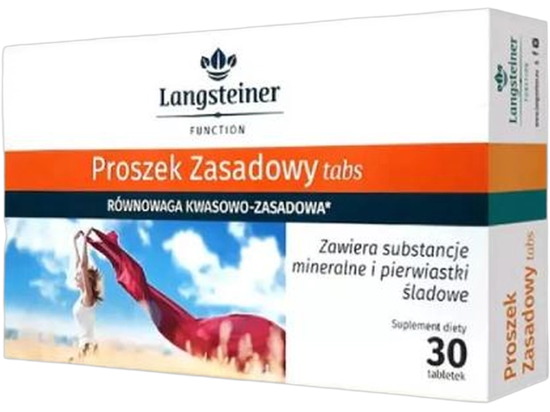 Proszek zasadowy Tabs, tabletki, 30 tabl.