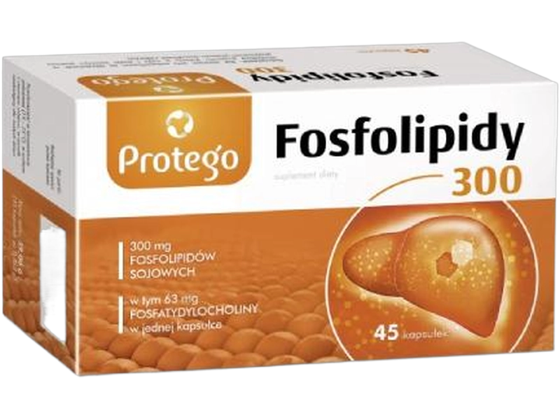 Protego Fosfolipidy 300, kapsułki, 300 mg, 45 kaps.