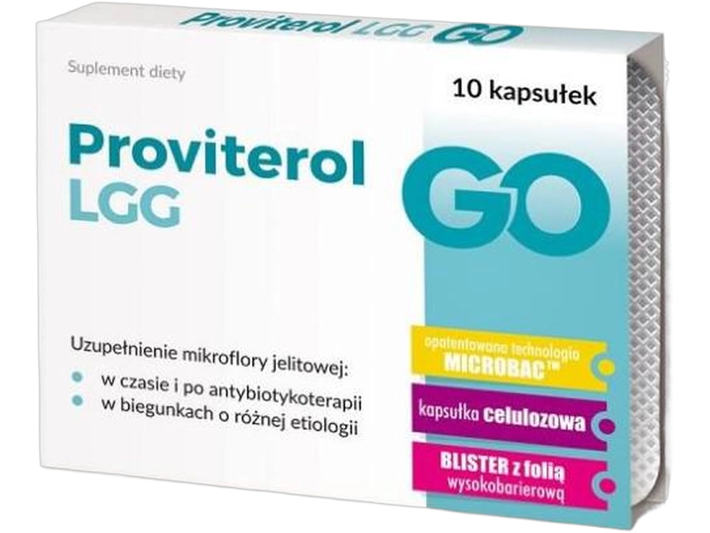 Proviterol LGG GO, kapsułki, 10 kaps.
