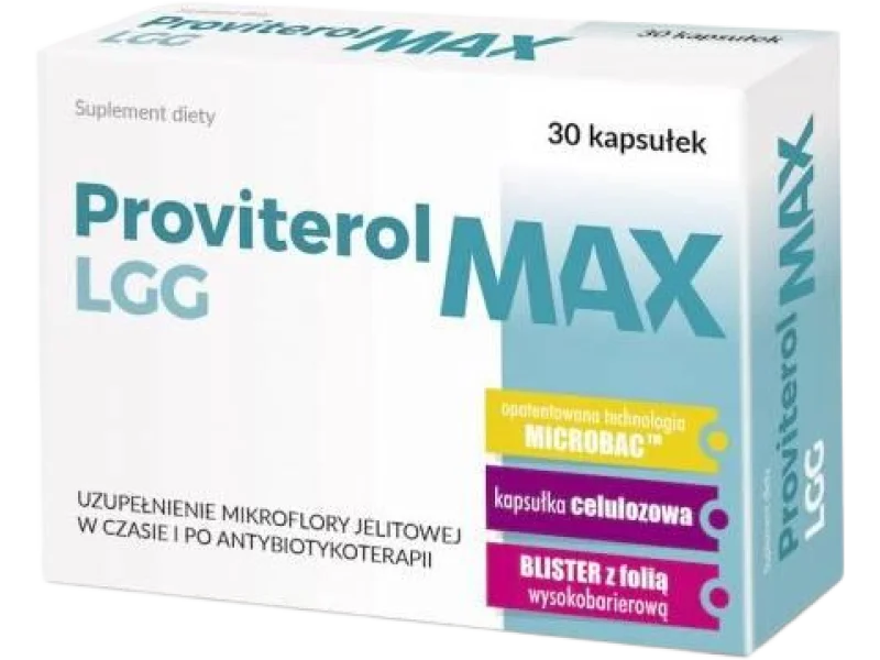 Proviterol LGG Max, kapsułki, 30 kaps.