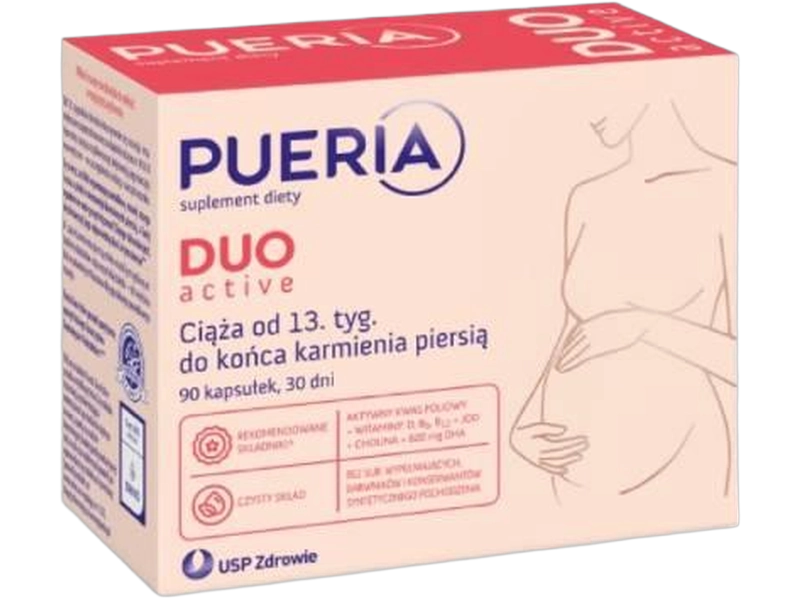 Pueria Duo Active, kapsułki, 90 kaps.