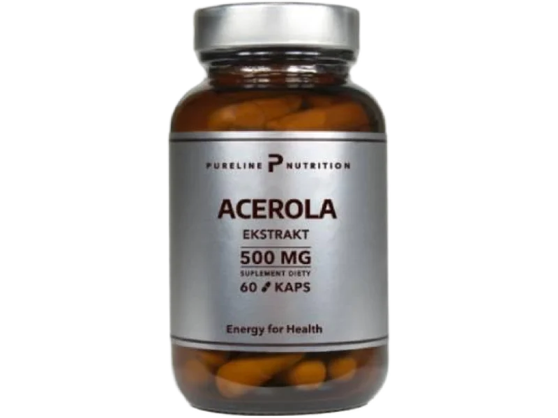 Pureline Nutrition Acerola Ekstrakt, kapsułki, 60 kaps.
