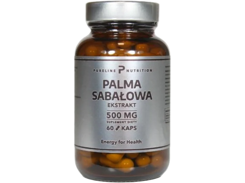 Pureline Nutrition Palma sabałowa ekstrakt, kapsułki, 500 mg, 60 kaps.