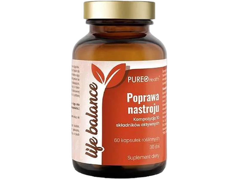 Pureo Health Life Balance poprawa nastroju, kapsułki, 60 kaps.