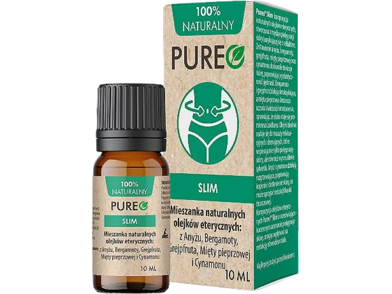 PUREO Slim Mieszanka naturalnych olejków eterycznych, olejek, 10 ml