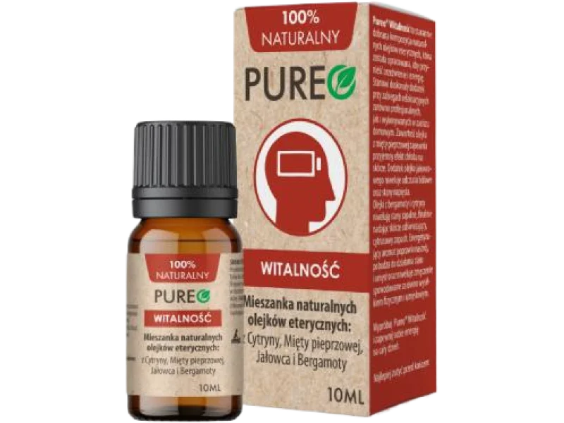 PUREO Witalność mieszanka naturalnych olejków eterycznych, olejek, 10 ml