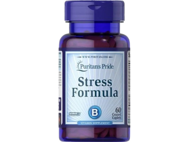 Puritan’s Pride Stress Formuła B-Complex plus Wit. C i E, tabletki, 60 tabl.