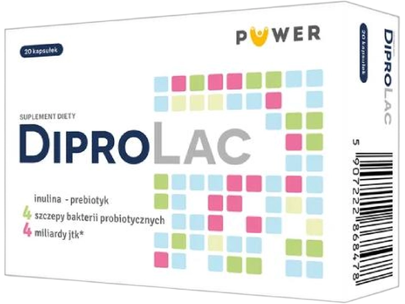 Puwer Diprolac, kapsułki, 20 kaps.