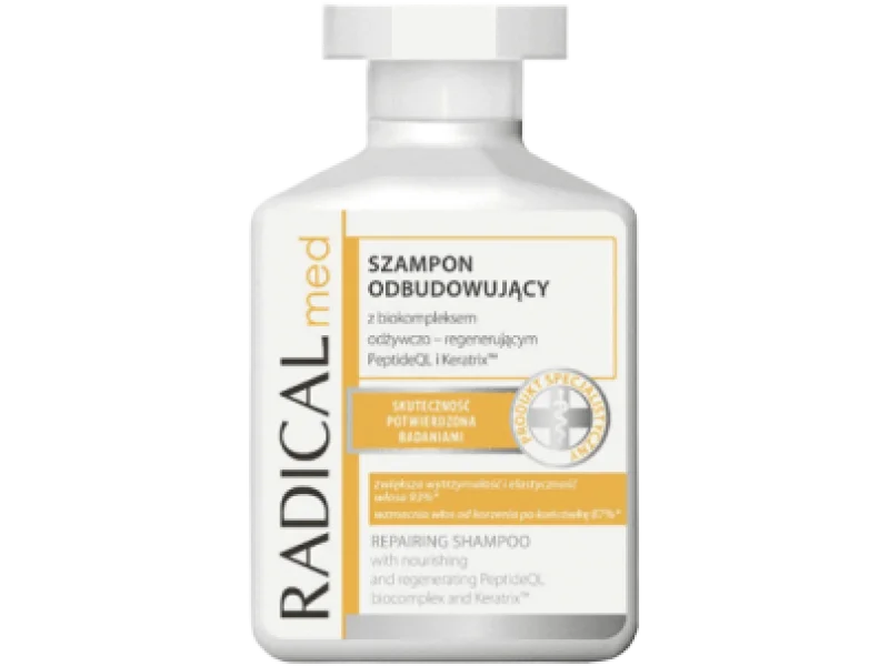 RADICAL MED Szampon odbudowujący z biokompleksem odżywczo-regenerującym, 300 ml