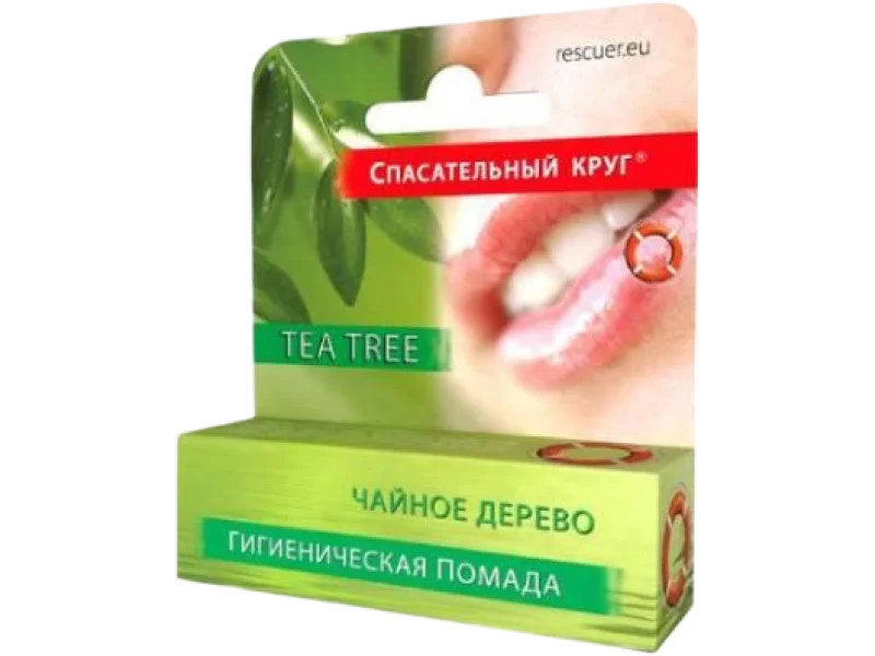 RATOWNIK Nawilżająca pomadka do ust z olejkiem herbacianym, 4 g