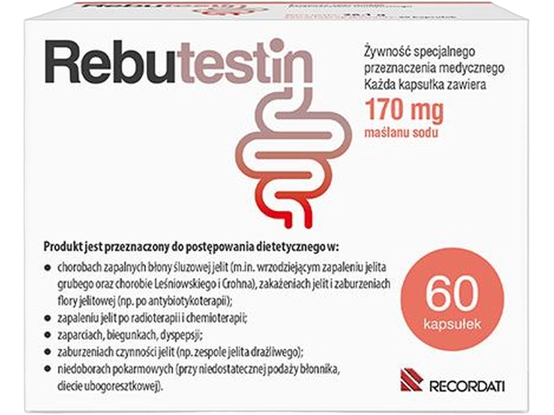Recordati Rebutestin, kapsułki, 60 kaps.