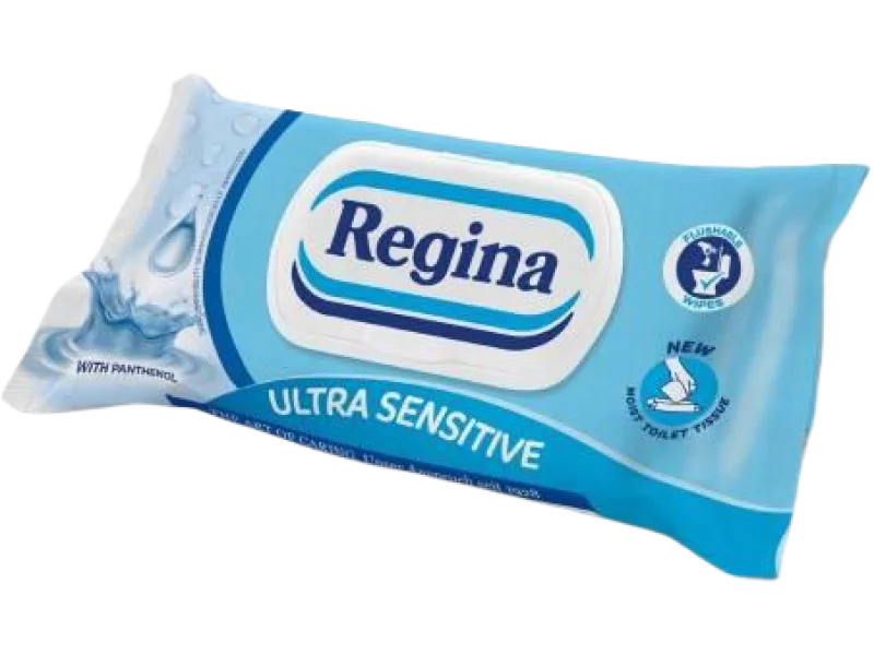 REGINA Ultra Sensitive Nawilżany papier toaletowy, chusteczki, 42 szt.