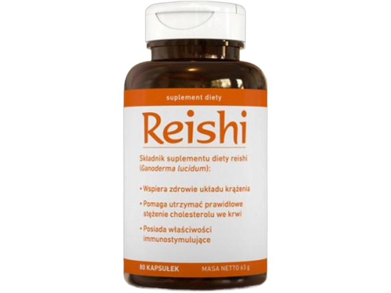 Reishi, kapsułki, 450 mg, 80 kaps.