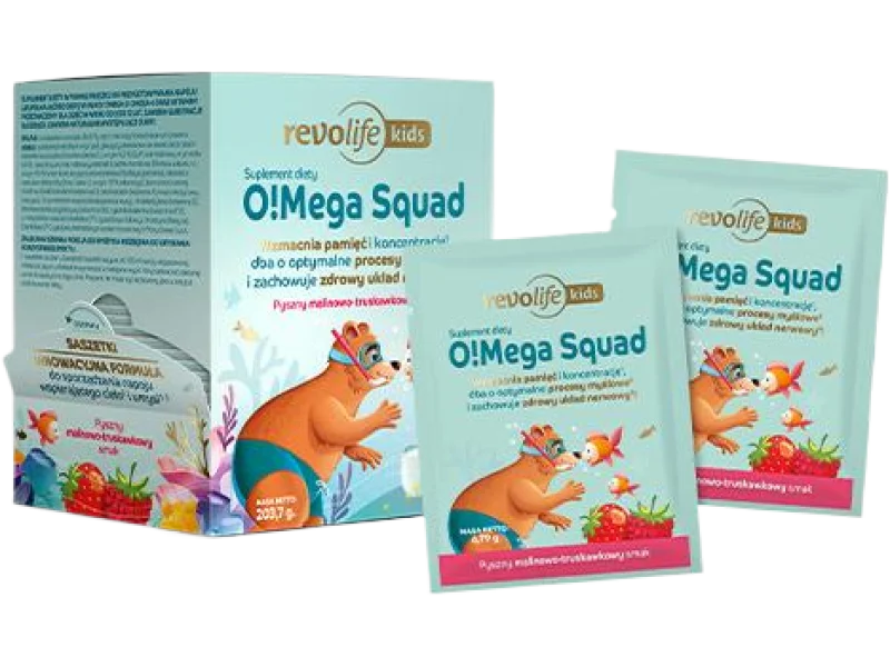 Revolife O!Mega Squad smak malinowo-truskawkowy, saszetki, 30 szt.