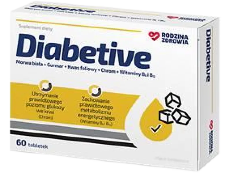 Rodzina Zdrowia Diabetive, tabletki, 60 tabl.
