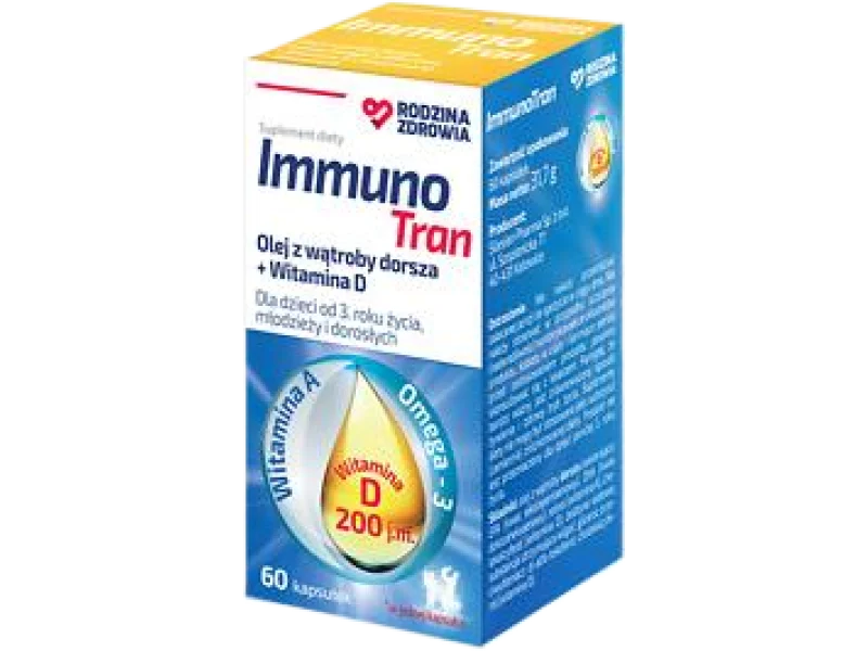 Rodzina Zdrowia ImmunoTran, kapsułki, 60 kaps.