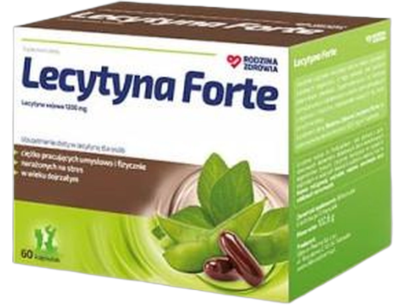 Rodzina Zdrowia Lecytyna forte, kapsułki, 1200 mg, 60 kaps.
