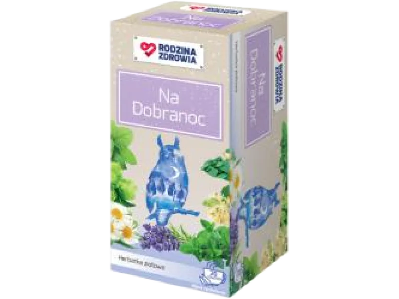 Rodzina Zdrowia Na Dobranoc herbatka, zioła do zaparzania, 20 sasz.