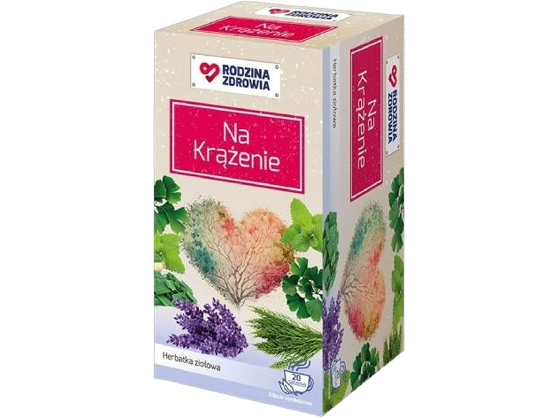 Rodzina Zdrowia na krążenie, zioła do zaparzania, 20 sasz.