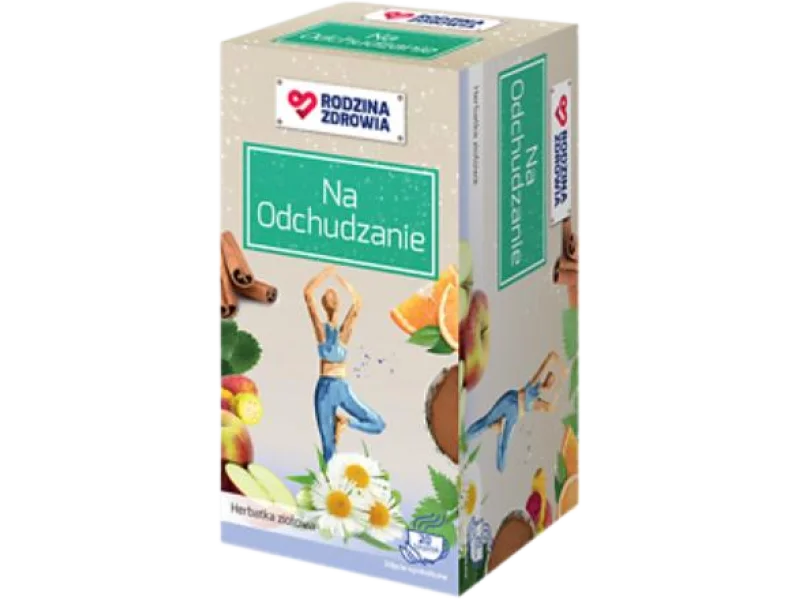 Rodzina Zdrowia Na Odchudzanie Herbatka ziołowa, zioła do zaparzania, 20 sasz.