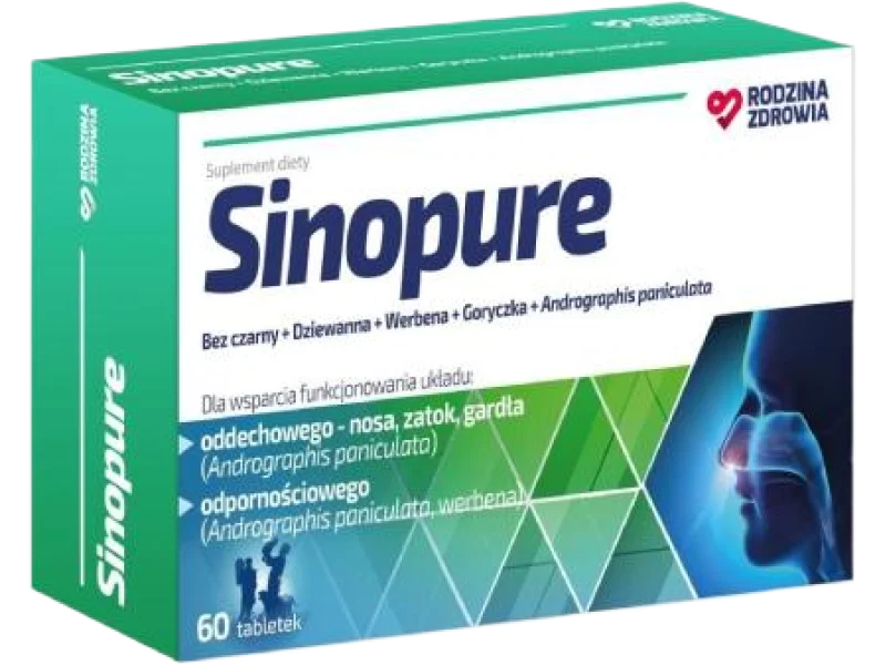 Rodzina Zdrowia Sinopure, tabletki, 60 tabl.