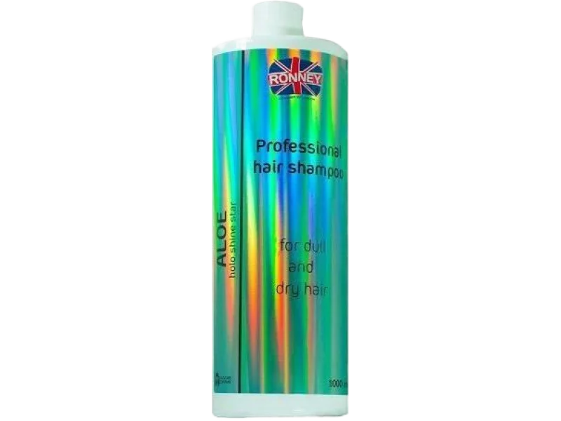 Ronney Holo Shine Star Aloe Szampon nawilżający do włosów matowych i suchych, 1000 ml