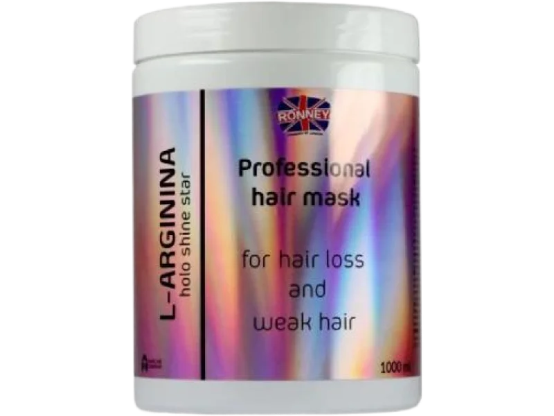 RONNEY Holo Shine Star L-Arginina Professional Hair Mask, maska, 1000 ml