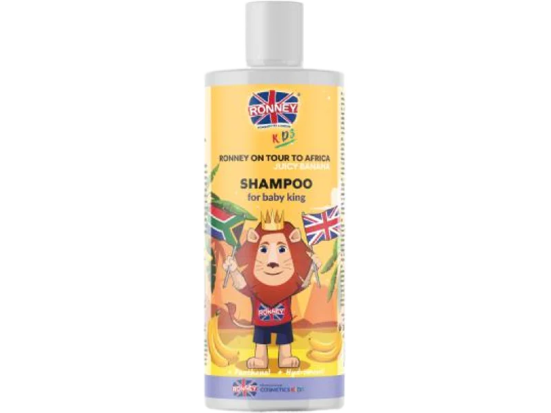 RONNEY KIDS Szampon do włosów o bananowym zapachu, 300 ml