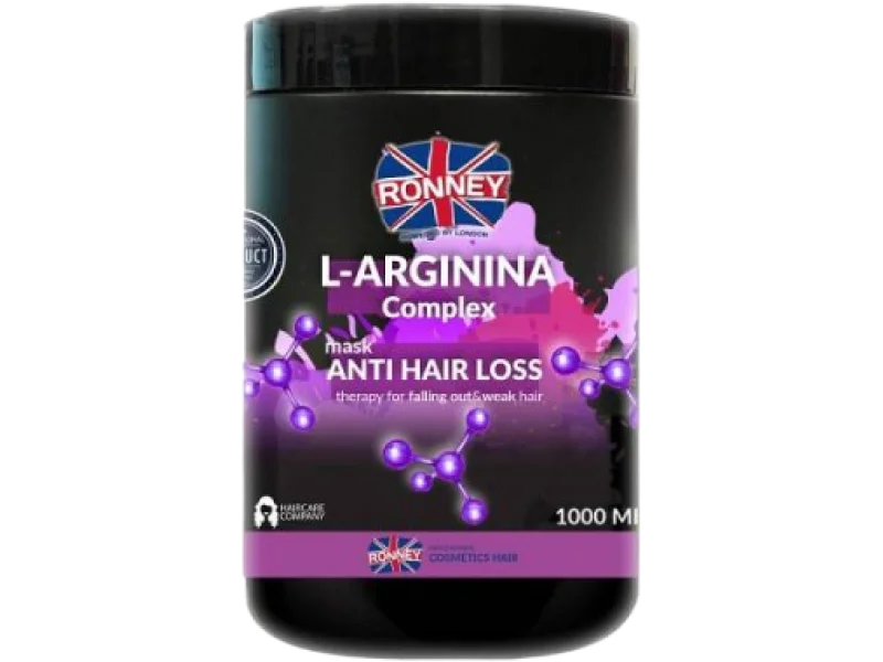 RONNEY Maska przeciw wypadaniu włosów – L-Arginina, 1000 ml