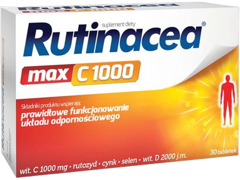 Rutinacea Max C, tabletki, 30 tabl.