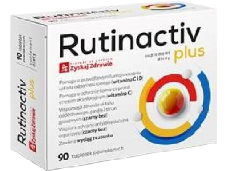 Rutinactiv Plus, tabletki, 90 tabl.