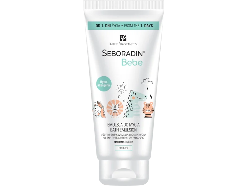 Seboradin Bebe emulsja do mycia intensywnie nawilżająca, 200 ml