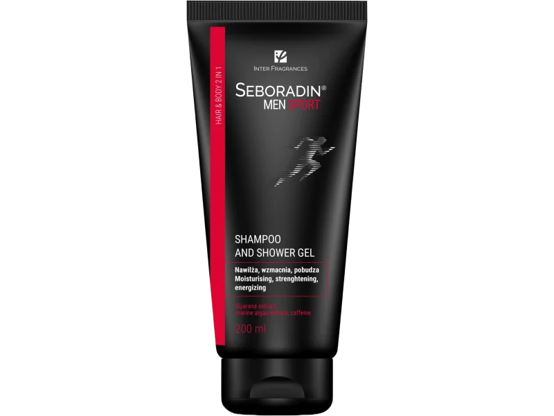 SEBORADIN MEN SPORT Szampon i żel pod prysznic, 200 ml